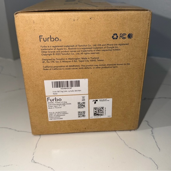 Furbo Dog Camera 360* Rotation NEW NIB Subscription Required - Picture 4 of 8